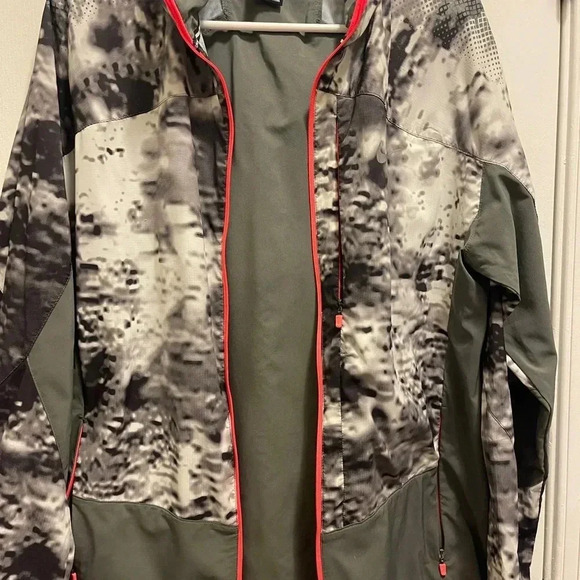 WOMEN S NIKE PRINTED TRAIL KIGER PACKABLE RUNNING ATHLETIC JACKET - Picture 2 of 12